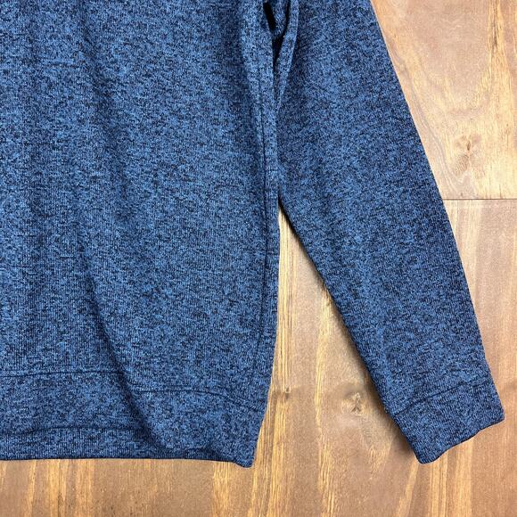 Eddie Bauer Mens Sweatshirt Blue Radiator Fleece Snap Mock Neck Long Sleeve M - Picture 5 of 13